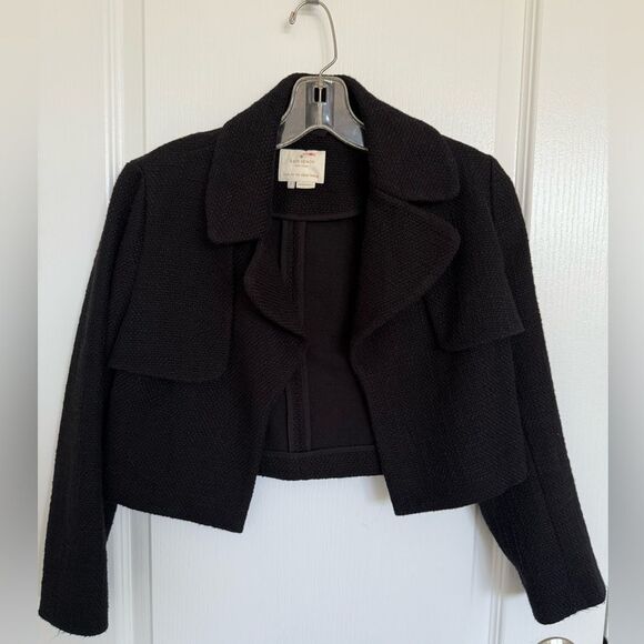 KATE SPADE Black Cropped Jacket - Picture 1 of 3